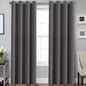H.VERSAILTEX Charcoal Gray Blackout Curtain Panels by HVERSAILTEX