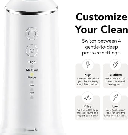 Portable Water Flosser for Teeth Cleaning – Travel Size, Compact & Cordless - Image 4