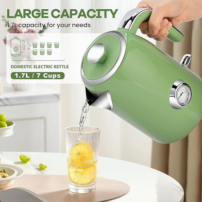 Pukomc Electric Kettle, 1.7L Stainless Steel Electric tea kettle - Image 4