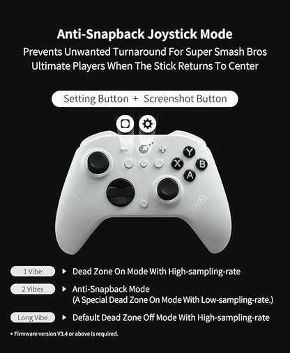 GuliKit ES Fastest Wireless Controller – Hall Anti-Drift&Anti-Snapback Joysticks - Image 5
