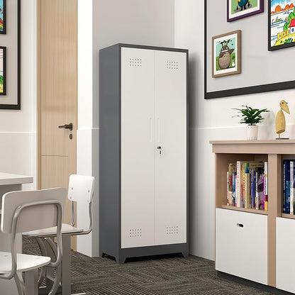 GREATMEET 65" H Broom Closet, Broom Closet Cabinet - Image 2