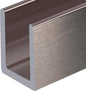 Brixwell SDCD3812BN-CCP18 Brushed Nickel Frameless Shower Door Aluminum Deep by Brixwell