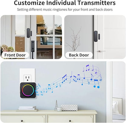 Door Chime, Door Chimes When Door Opens, Door Sensor Door Open Alarm - Image 3