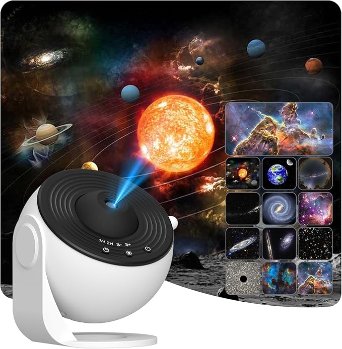 FLEVO Planetarium Star Projector, Galaxy Projector, Realistic Starry Sky Night by PlanetariumProjectorNight