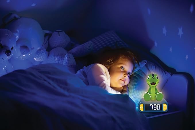 LEXiBOOK - Dinosaur Nightlight Alarm Clock, Alarm Clock - Image 4