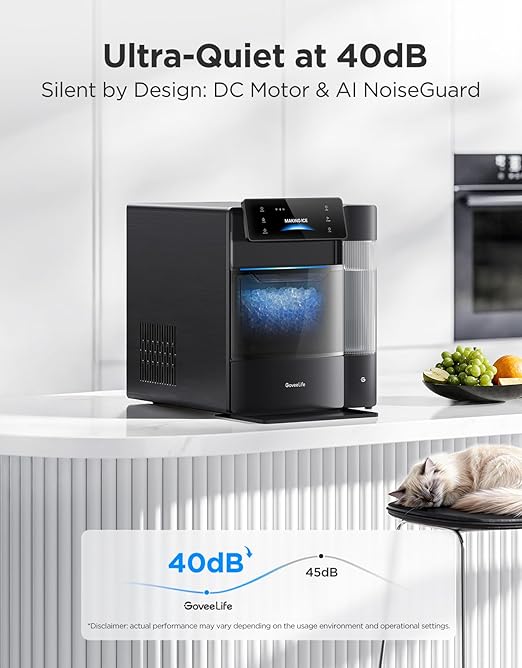 GoveeLife Smart Nugget Ice Maker Pro, 60lbs Daily, 6-Minute First Ice, 40dB - Image 4
