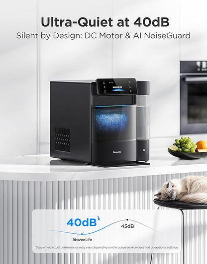GoveeLife Smart Nugget Ice Maker Pro, 60lbs Daily, 6-Minute First Ice, 40dB - Image 4