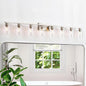 8-Light Brushed Nickel Vanity Light Fixtures, Modern Large Bathroom Light by SOPEASGlobalperspective