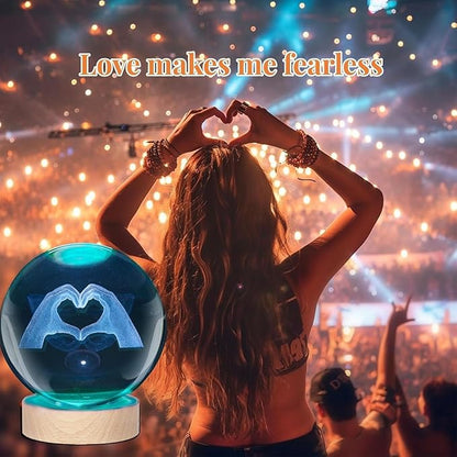 Kopesmsy 3D TayTay Gifts, Cute TS Girl Night Light, 3.15-inch Heart-Shaped - Image 6