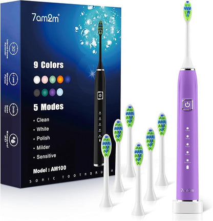 7AM2M Sonic Electric Toothbrush by 7AM2M