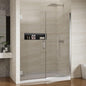 Pivot Swing Shower Door, Adjustable Width 58.9-60" W x 74" H Semi-Frameless by ViivppaiShowerDoors