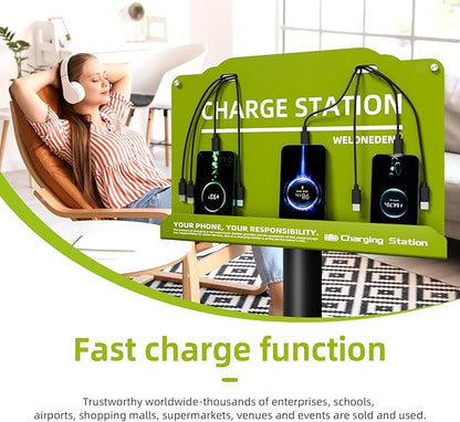 Wall Mounted Cell Phone Charging Station Mobile Phone Charging Station | Fast - Image 3
