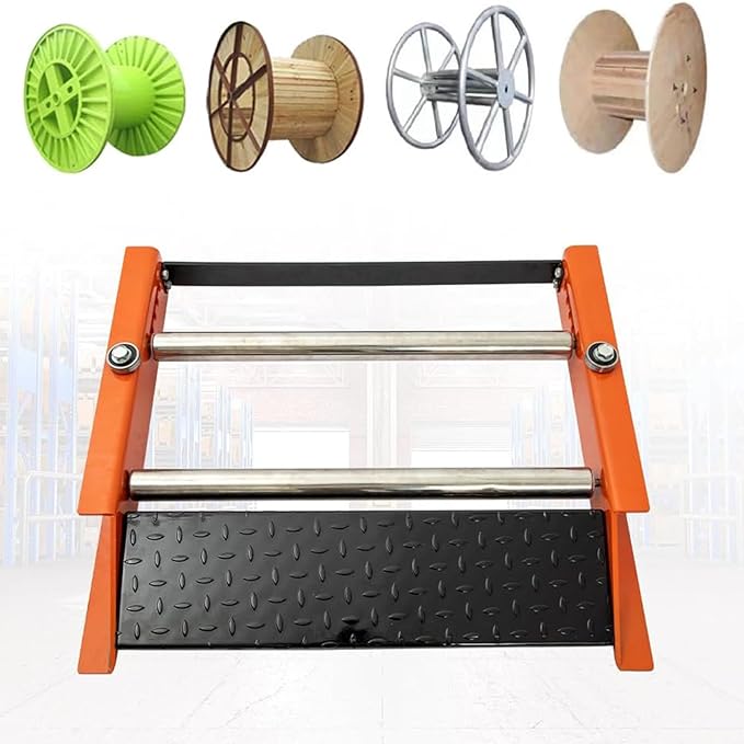 Hymula Heavy Duty Cable Roller Stand unwinder Single Reel Dispenser - Image 7