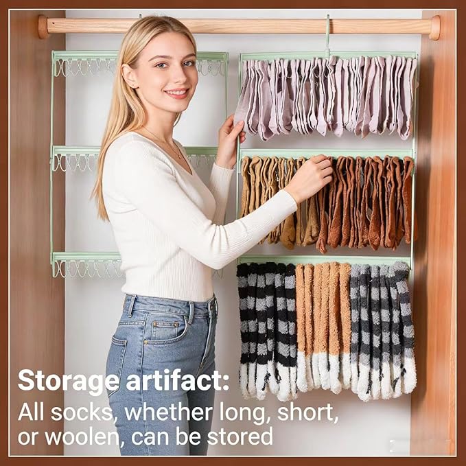 Socks Drying Racks Hanger Socks Organizer Hook Hanger - Image 10