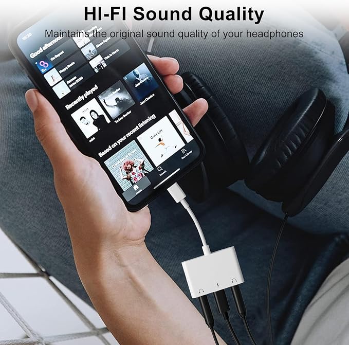 INVERSE NET Headphone Adapter for iPad, Headphone Splitter for 2 Headphones - Image 5
