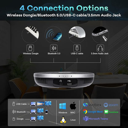 TONGVEO 4K PTZ Conference Room Camera System AI Auto-Tracking 20x Zoom 4K PTZ - Image 7