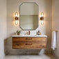 ANDY STAR Brushed Bronze Scalloped Mirror, Antique Scalloped Mirror in Premium by ANDYSTAR