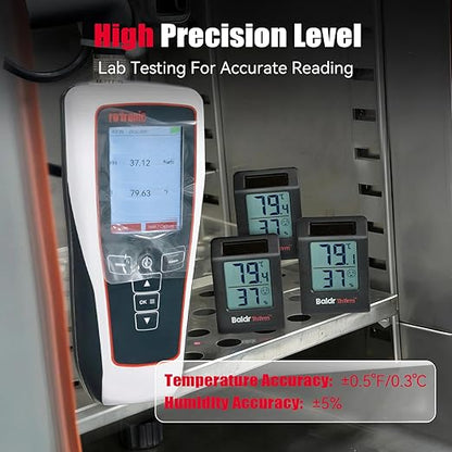 BaldrTherm Humidity Meter Hygrometer, Solar-Powered Room Thermometer Indoor - Image 3