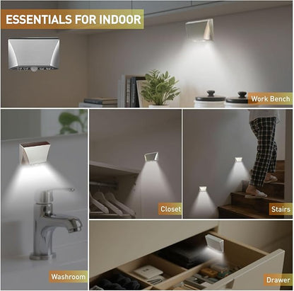 RADIXIUM Silver 2 Pack Motion Sensor Keyhole Light - Image 3