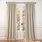 Lazzzy Velvet Blackout Curtains Thermal Insulated Room Window Drapes Super Soft by Lazzzy