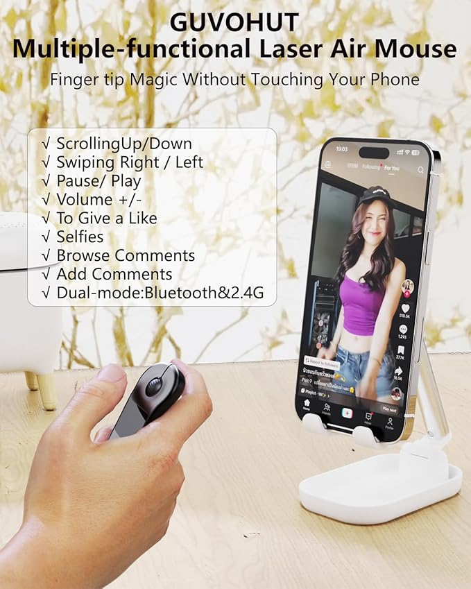 GUVOHUT Air Mouse for PC/iOS/Android - Image 2