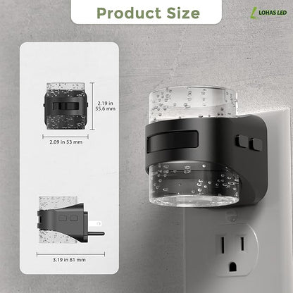 L LOHAS LED Motion Sensor Night Light, Bubble Night Lights Plug into Wall - Image 5