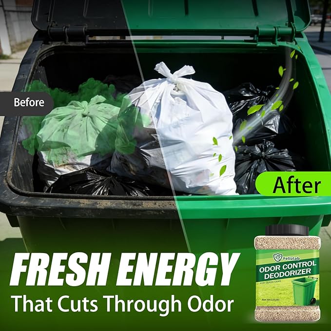 Outdoor Trash Can Deodorizer 2.6 lbs, Long-Lasting Odor Eliminator & Moisture - Image 2