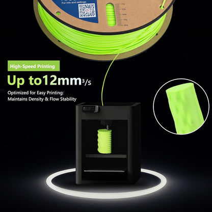 siraya tech flex tpu air - active foaming showing dimensions