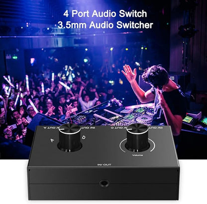 4-Way 3.5mm Stereo Audio Switcher - Image 7