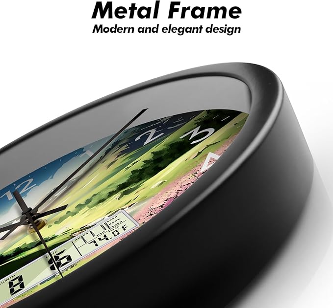 SCOAGE Digital Large Display Silent Wall Clock - Image 9