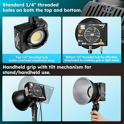 SIRUI C300XII 310W Portable LED Video Light - Image 7