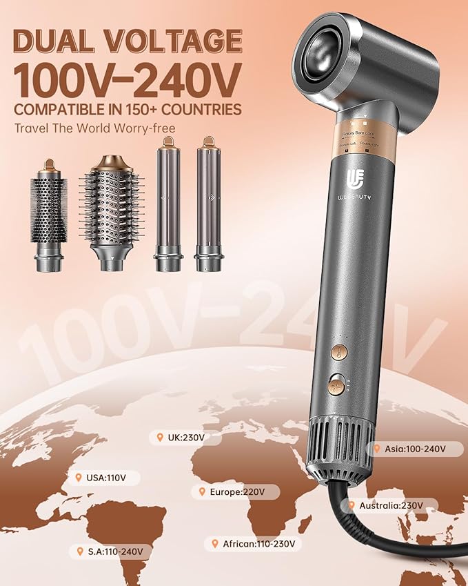 Hair Dryer Brush, webeauty 5 in 1 Professional Hot Air Styling, High-Speed - Image 4