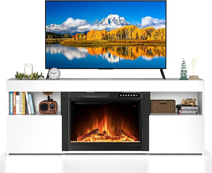 59" Electric Fireplace TV Stand by Electactic