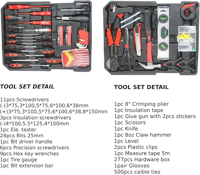 Home Tool Set Kit -899 PCS Home Auto Repair Tool Kit - Image 5