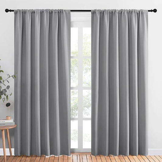 NICETOWN Blackout Curtain Panels 84 inches Long by NICETOWN