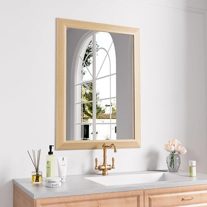 Amorho Bathroom Mirror for Wall, Hang Horizontally/Vertically, Suitable for by Amorho