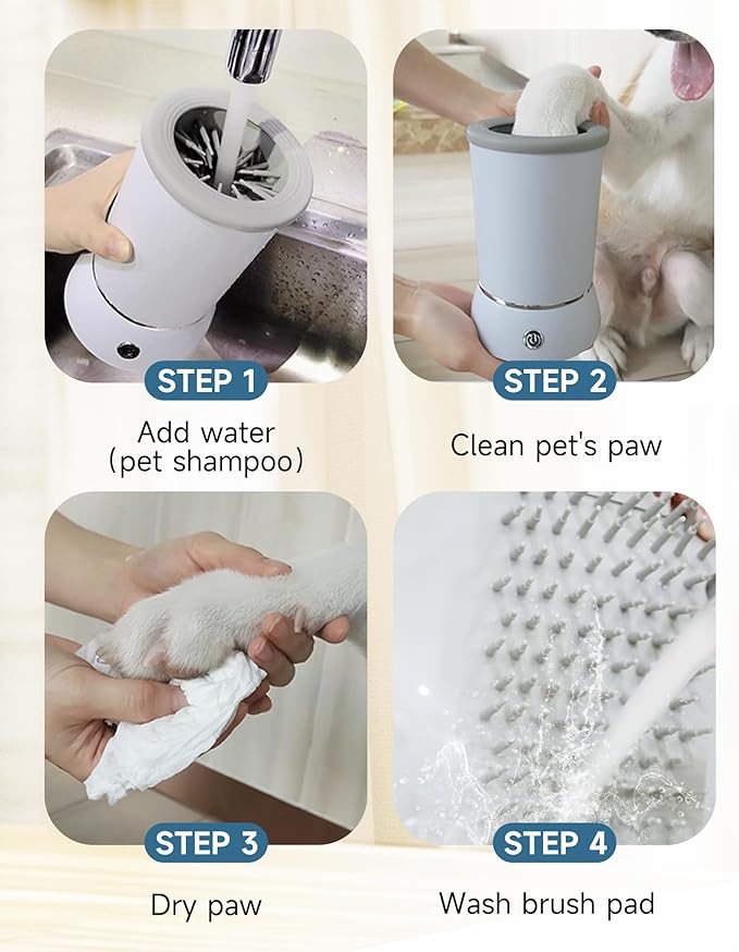 Automatic Dog Paw Cleaner for Dogs，Electric Dog Foot Paw Washer Cup and - Image 6