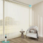 Blindify Motorized Sheer Vertical Blinds, Light Filtering Smart Rechargeable by BlindifyOffical
