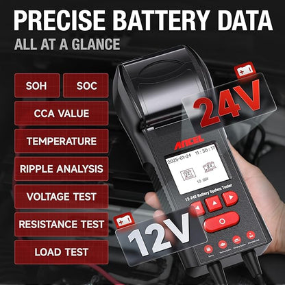 ANCEL BST600 Car Battery Tester - 12V/24V - Image 3