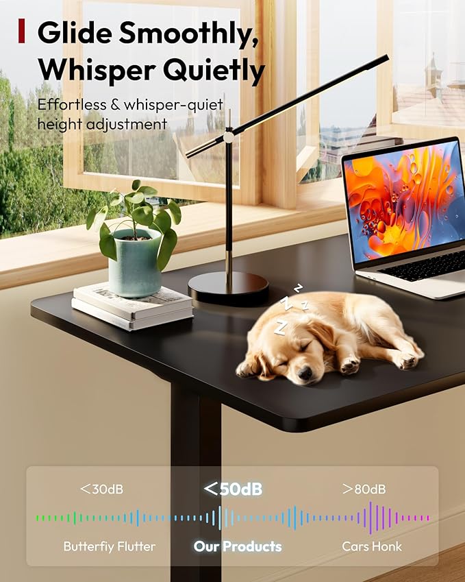 SANODESK Electric Standing Desk 40 x 24 Inches Whole-Piece Desktop Height - Image 10