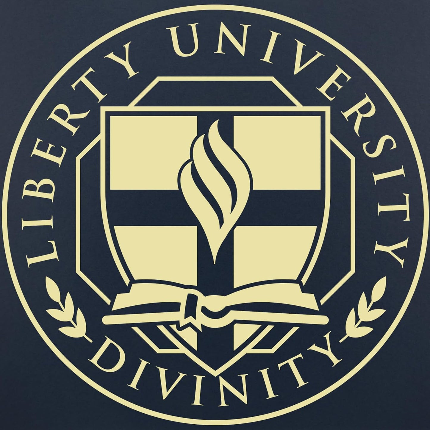 Liberty Divinity Gold Embossed Diploma Frame, 13 X 17, Cherry | Liberty University, School Of Divinity, Fits 13 X 17 Diploma, Vertical, Navy And Red Mats, Gold Embossed Official Seal