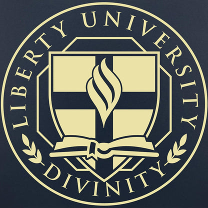 Liberty Divinity Gold Embossed Diploma Frame, 13 X 17, Cherry | Liberty University, School Of Divinity, Fits 13 X 17 Diploma, Vertical, Navy And Red Mats, Gold Embossed Official Seal