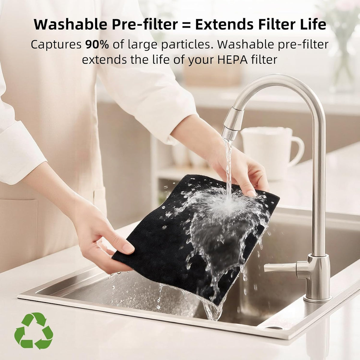 uahpet pet air purifier for home, reduce pet showing dimensions