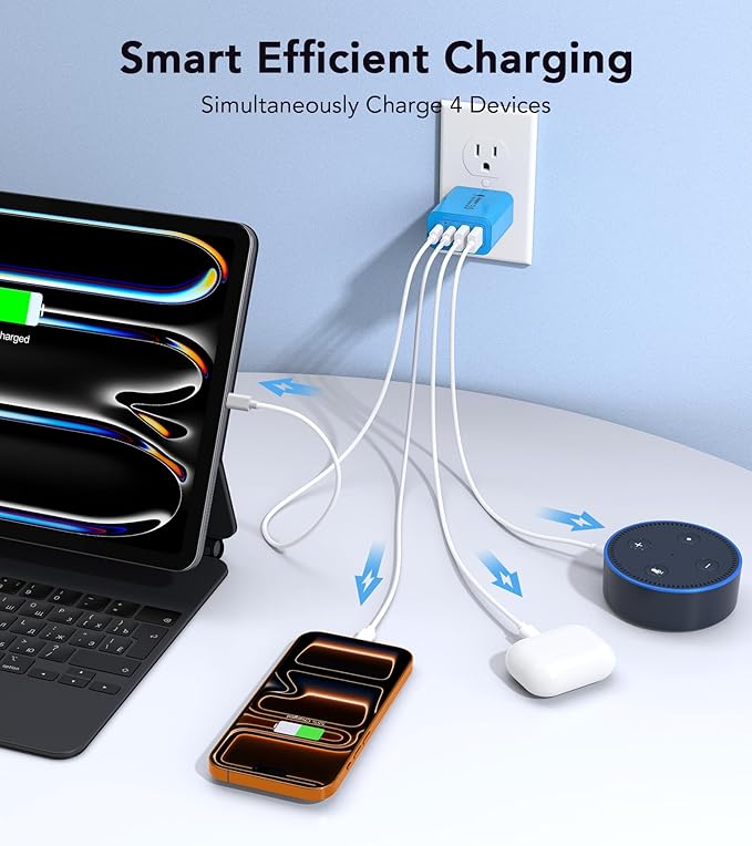 Wall Charger, USB C Charger Block, iPhone 17 16 15 14 13 Pro Max Airpod - Image 2