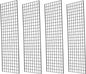 NEESEEYEE Commercial Grade Gridwall Panels – Heavy Duty Grid Panel by Home