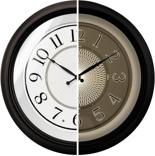FOUNTAIN DESIGNS Galaxy 18 Inch Luminous Atomic Wall Clock by FountainDesigns