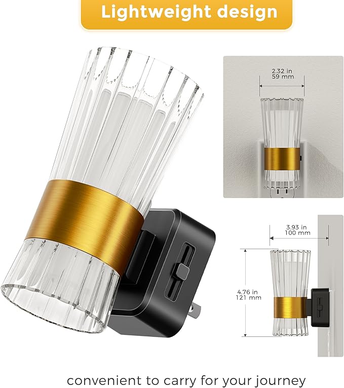 L LOHAS LED Night Light, Night Lights Plug into Wall, 3000K Soft Warm 0-100LM - Image 4