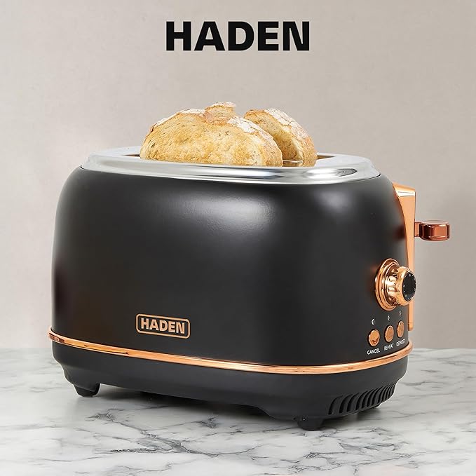 Haden Heritage 2 Slice Wide Slot Stainless Steel Toaster - Image 6
