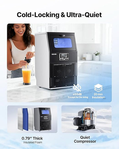 VEVOR Commercial Ice Maker Machine, 90 lbs/24h - Image 6