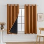 Anytime 100% Blackout Curtain 2 Panels Set, Thermal Insulated Window Drapes by Anytime
